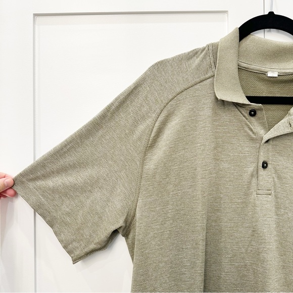 Lululemon Olive Green Polo Shirt - Picture 2 of 5